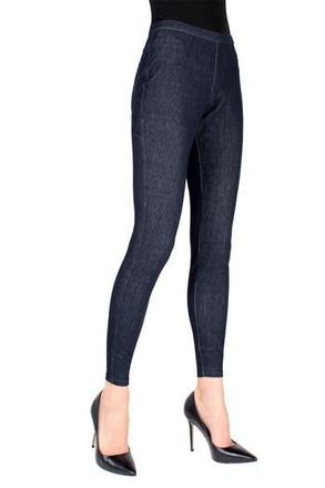 MeMoi Simple Leggings in Blue at Nordstrom Rack, Size Medium/large