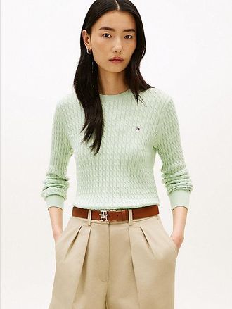Tommy Hilfiger Cable Knit Crew Neck Jumper