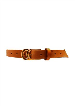 ADA Collection Womens Infinity Belt In Cognac