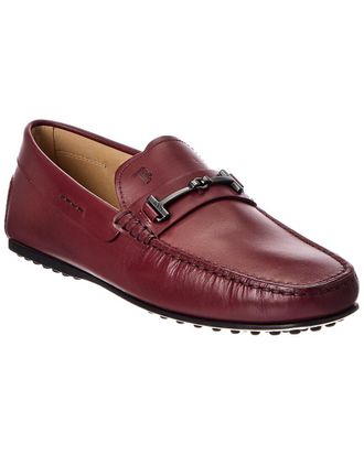 Tod's Tods Double T Fine City Grommet Leather Loafer