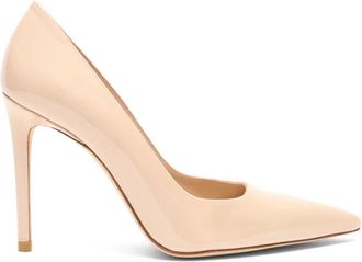 Stuart Weitzman Stuart Power 100 - Dames - Pumps - Beige - 41 1/2 EU - Schoenen