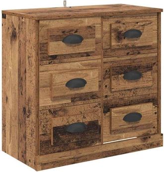 vidaXL Sideboard Old Wood 70 x 35.5 x 67.5 cm Engineered Wood vidaXL