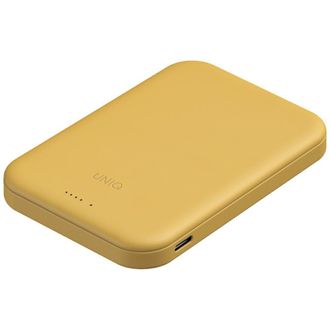 OEM Uniq Lyden Lexa Bater&iacute;a Externa Magn&eacute;tica De 5000 Mah Pd Usb-c Magsafe Amarilla