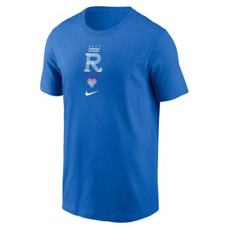 Nike Kansas City Royals City Connect 2-Hit Nike Mens MLB T-Shirt in Blue | N19944UROY-V0M