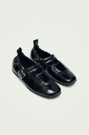 Alohas Leren ballerinas Anne