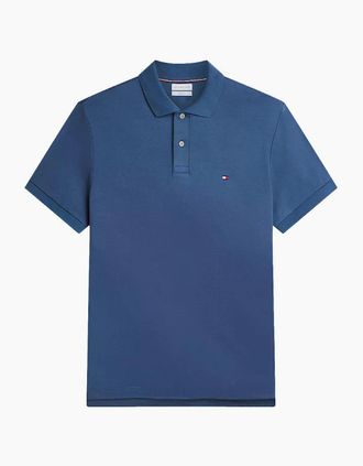Tommy Hilfiger Mens Tommy Hilfiger Liquid Cotton Reg Polo DBZ Aegean Sea - Navy - Size: 42
