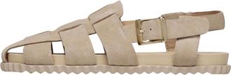 Voile Blanche Alice Leather Sandal - Dames - Sandalen - Beige - 37 EU - Su&egrave;de - Schoenen
