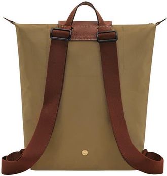 Longchamp Medium Le Pliage Backpack in Olive at Nordstrom