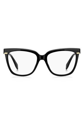 Marc Jacobs 53mm Cat Eye Optical Glasses in Black at Nordstrom