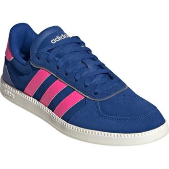 adidas Breaknet Sleek Sneaker in Royal/Lucid Pink/Core White at Nordstrom Rack, Size 6.5