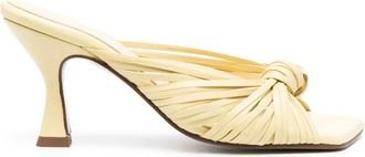 Souliers Martinez 90mm Alcala sandals - women - Calf Leather/Calf Leather/Calf Leather - 39 - Yellow