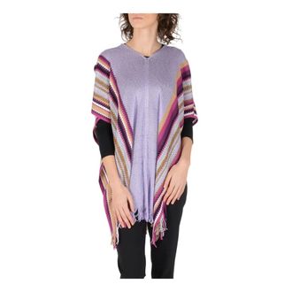 Missoni Capes, female, Multicolor, Size: ONE SIZE Italian Craftsmanship Poncho