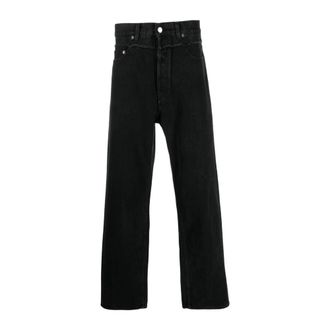 AMBUSH Ambush - Jeans met rafelrand - Heren - Jeans - Zwart - Maat: W31 Katoen