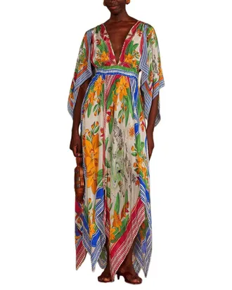 Farm Rio Farm Rio Off-White Tropical Destination Shirt