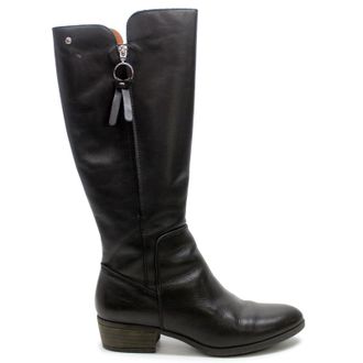 Pikolinos Daroca Leather Womens Boots - UK 6-6.5 - US 8.5 Women - EU 39 - Black - Size:UK 6-6.5