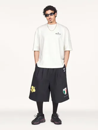 adidas Logo-Print Cotton T-Shirt - White