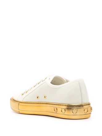 Ferragamo Gancini-Sole Sneaker - White