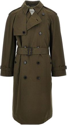 Burberry Cotton long trench coat Man 48