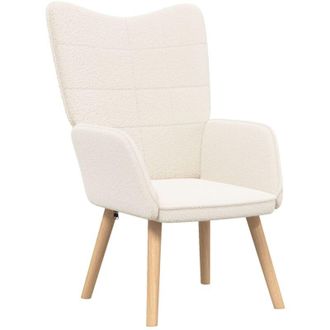 vidaXL Silla Relax Crema 62 X 67 X 95.5 Cm Tela Vidaxl
