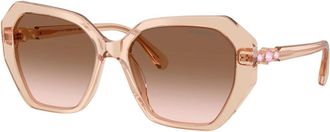 Swarovski 0Sk 6017 - unisex - Zonnebrillen - Roze - 56 MM - Accessoires