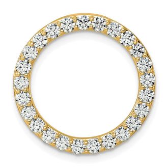 Diamond2Deal 14k Yellow Gold Lab Grown Diamond Pendant (1.5ct, VS, G-H)