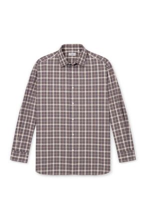Charvet Checked Cotton-Flannel Shirt