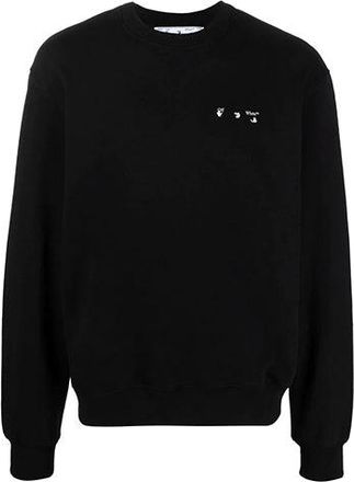 Off-white Mens Off-White Caravaggio Painting Round Neck Black OMBA057C99FLE0051001