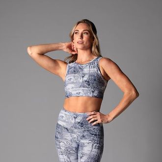 Tavi Agility Bra in Navy Tropic Toile at Nordstrom, Size X-Small