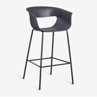 Sklum Sklum - Taburete Alto De Jard&iacute;n En Polipropileno Y Hierro Alanys