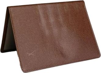 Louis Vuitton Pre-owned Vintage Leren Portemonnee - Dames - Vintage Accessoires - Bruin - ONE Size - Leer - Vintage