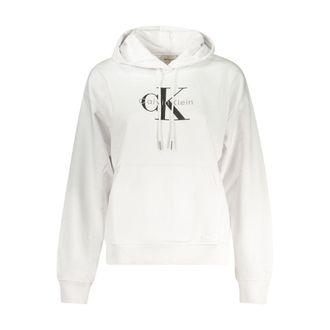 Calvin Klein Bianco Katoenen Dames Sweatshirt