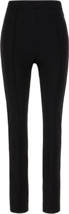 Moncler Dames, Broeken, Zwart, Maat: XS Nylon