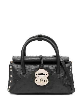 Zanellato Zanellato Womens Dotta Baby Cactus Crater Leather Bag