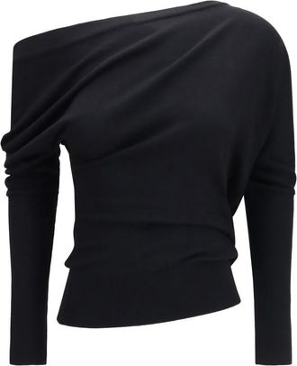 Tom Ford Black One Shoulder Sweater