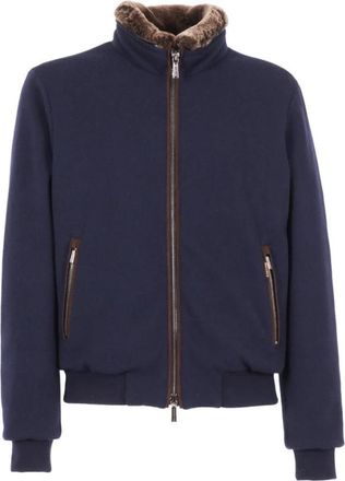 Moorer Piumino Bellati - Heren - Vesten met rits - Blauw - 2XL - Hoodies & sweatvesten
