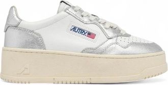 Autry Medalist Platform Sneakers - Dames - Sneakers - Grijs - 40 EU - Katoen - Schoenen