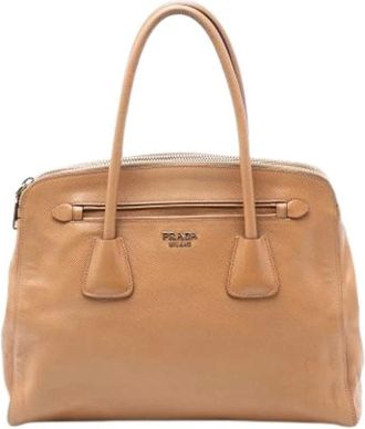 Prada Pre-owned Handbags, female, Brown, Size: ONE SIZE Pre-owned Vintage Handbag