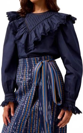 Marie Oliver Womens Carissa Top In Naval