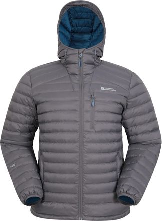 Mountain Warehouse Heren Henry II Extreme Met Dons Gevuld Jasje (Grijs)