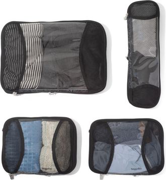Baggallini Womens Compression Packing Cube 4 Piece Set