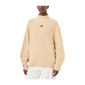 Tommy Hilfiger Turtleneck Sweater - Dames - Coltruien - Beige - S - Wol - Truien & Vesten