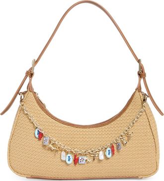 Madden Girl Straw Shoulder Bag in Natural at Nordstrom Rack