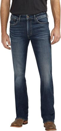 Silver Jeans Co Zac Relaxed Fit Straight Leg Jeans in Indigo at Nordstrom, Size 31 X 32
