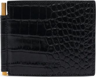 Tom Ford logo wallet - Zwart