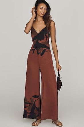 Hutch Satin Printed Jumpsuit