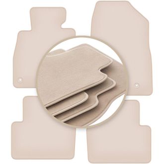 OEM Alfombrillas Premium Beige Para: Mazda 3 Iii (bm) Hatchback, Sedan 2013