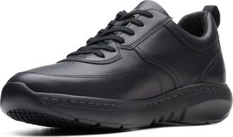 Clarks Mens Clarkspro Lace Oxford, Black Leather, 8.5 UK