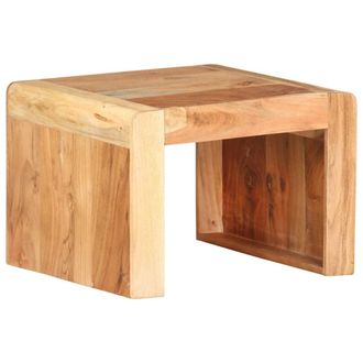 vidaXL Mesa Auxiliar De Madera Maciza De Acacia 43x40x30 Cm Vidaxl