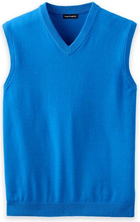 Paul Fredrick Cotton Blend Vest