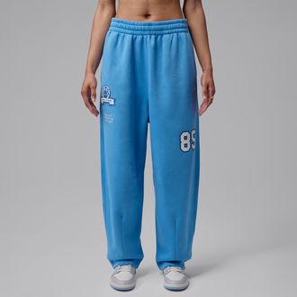 Nike Jordan Womens Jordan Brooklyn Fleece Pants in Blue | IM6990-485